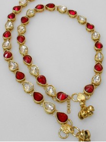 Designer kundan Anklet