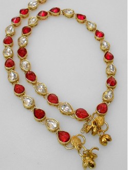 Designer kundan Anklet