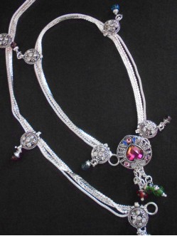 silver-plated-anklet-wholesale