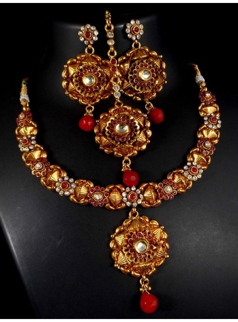 Polki Jewelry Set