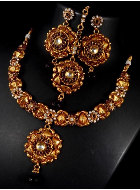 Polki Jewelry Set