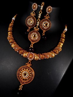 Polki Jewelry Set