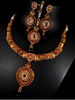 Polki Jewelry Set