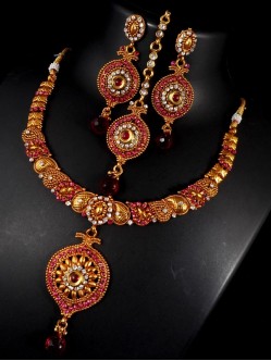 Polki Jewelry Set