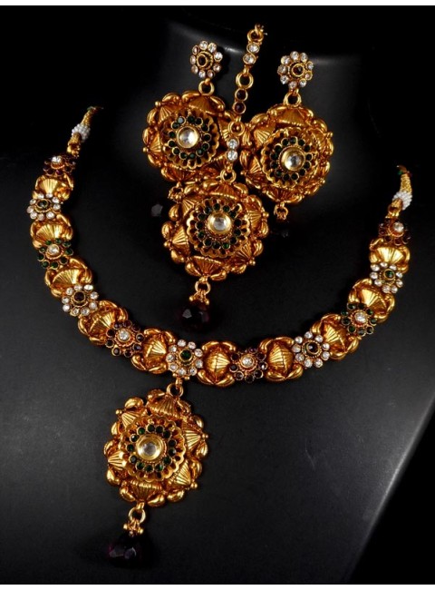 Polki Jewelry Set