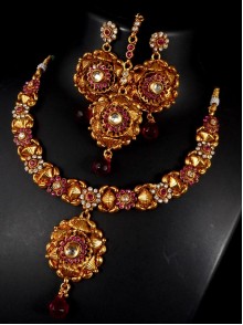 Polki Jewelry Set