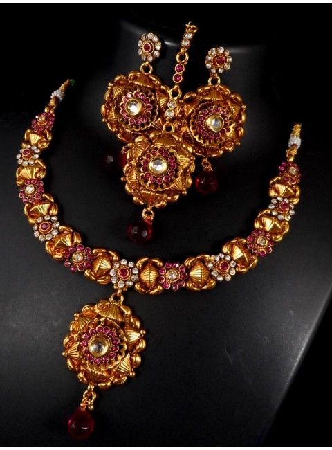 Polki Jewelry Set