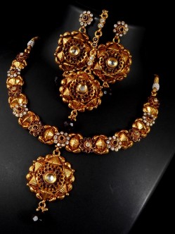 Polki Jewelry Set