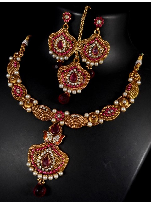 Polki Jewelry Set