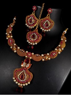 Polki Jewelry Set