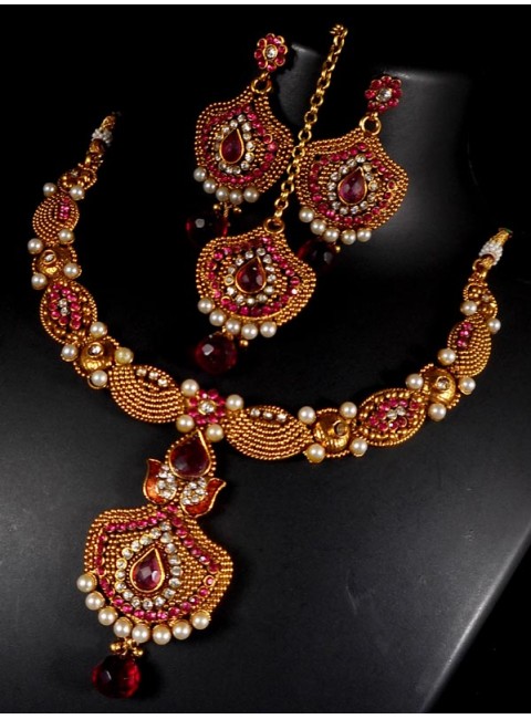 Polki Jewelry Set
