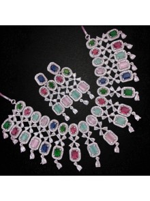 CZ Necklace Set