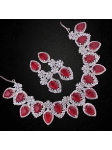 CZ Necklace Set