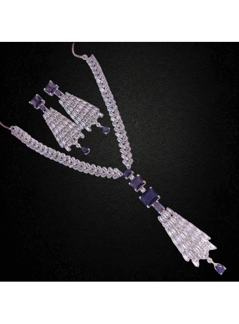 CZ Necklace Set