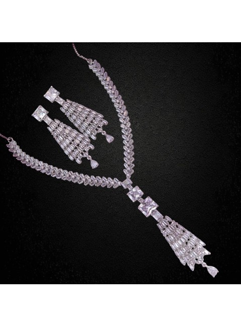 CZ Necklace Set