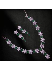 CZ Necklace Set