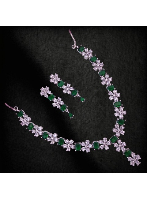 CZ Necklace Set