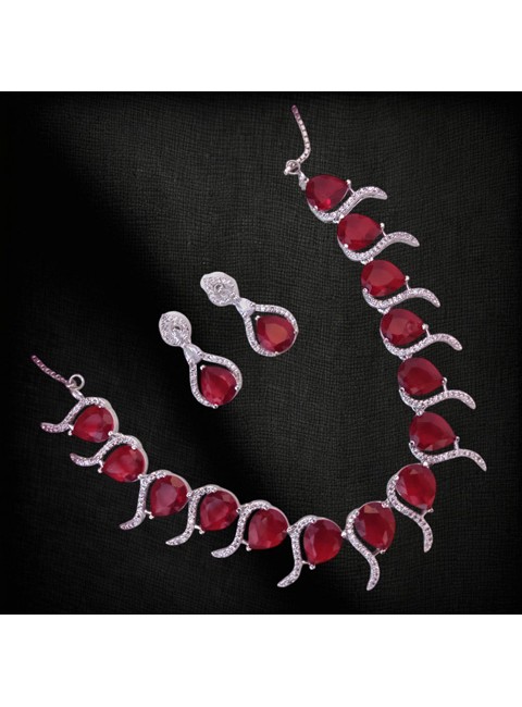 CZ Necklace Set
