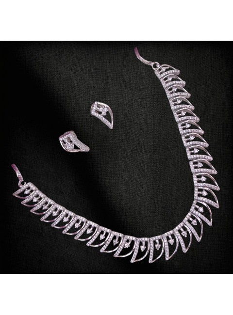 CZ Necklace Set