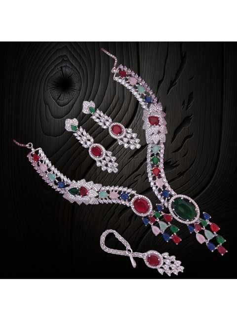 CZ Necklace Set