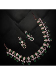 CZ Necklace Set