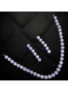 CZ-Necklace Set
