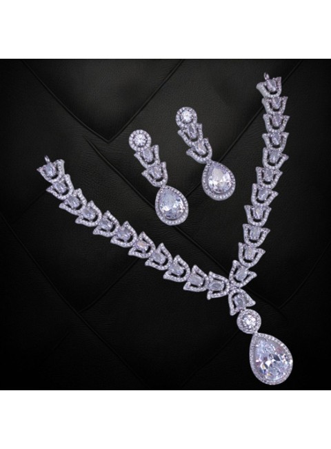 CZ Necklace Set