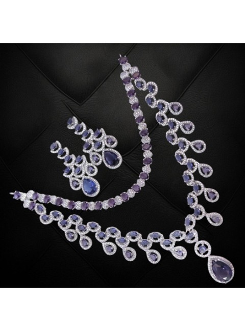 CZ Necklace Set