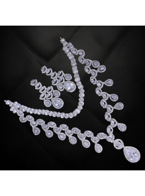CZ=Necklace Set