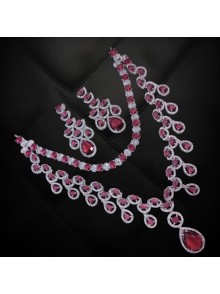 CZ Necklace Set