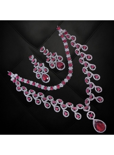 CZ Necklace Set