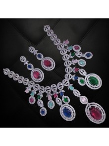 CZ Necklace Set