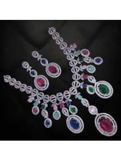 CZ Necklace Set