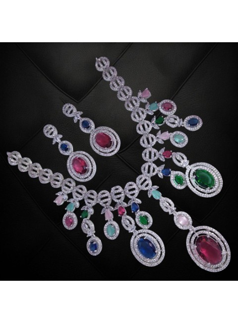 CZ Necklace Set