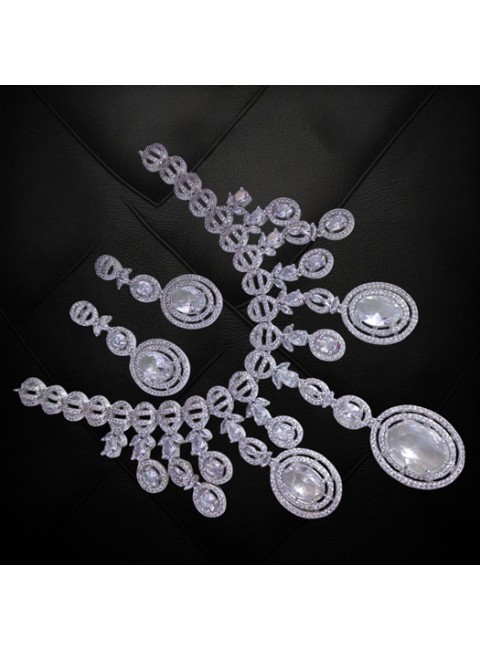 CZ Necklace Set