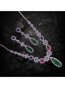 CZ Necklace Set