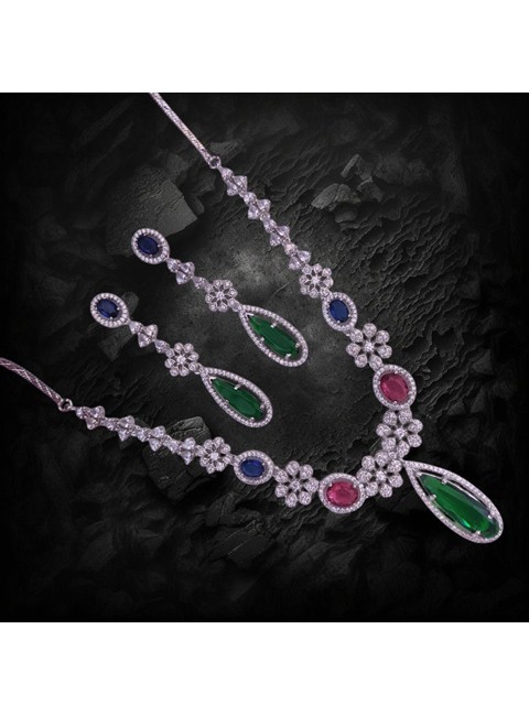 CZ Necklace Set