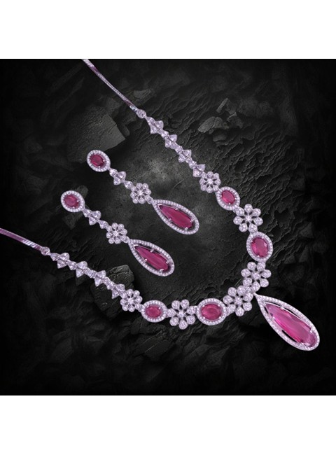 CZ Necklace Set