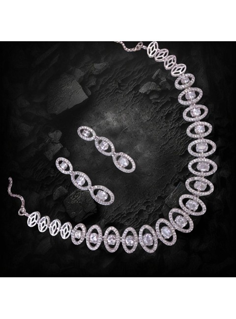 CZ Necklace Set