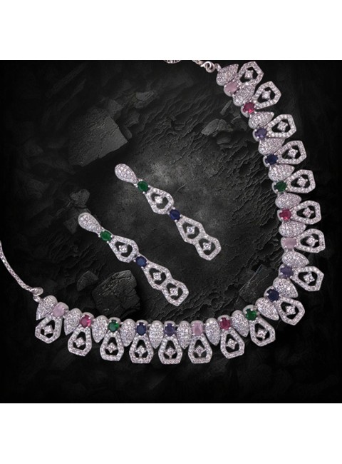 CZ Necklace Set